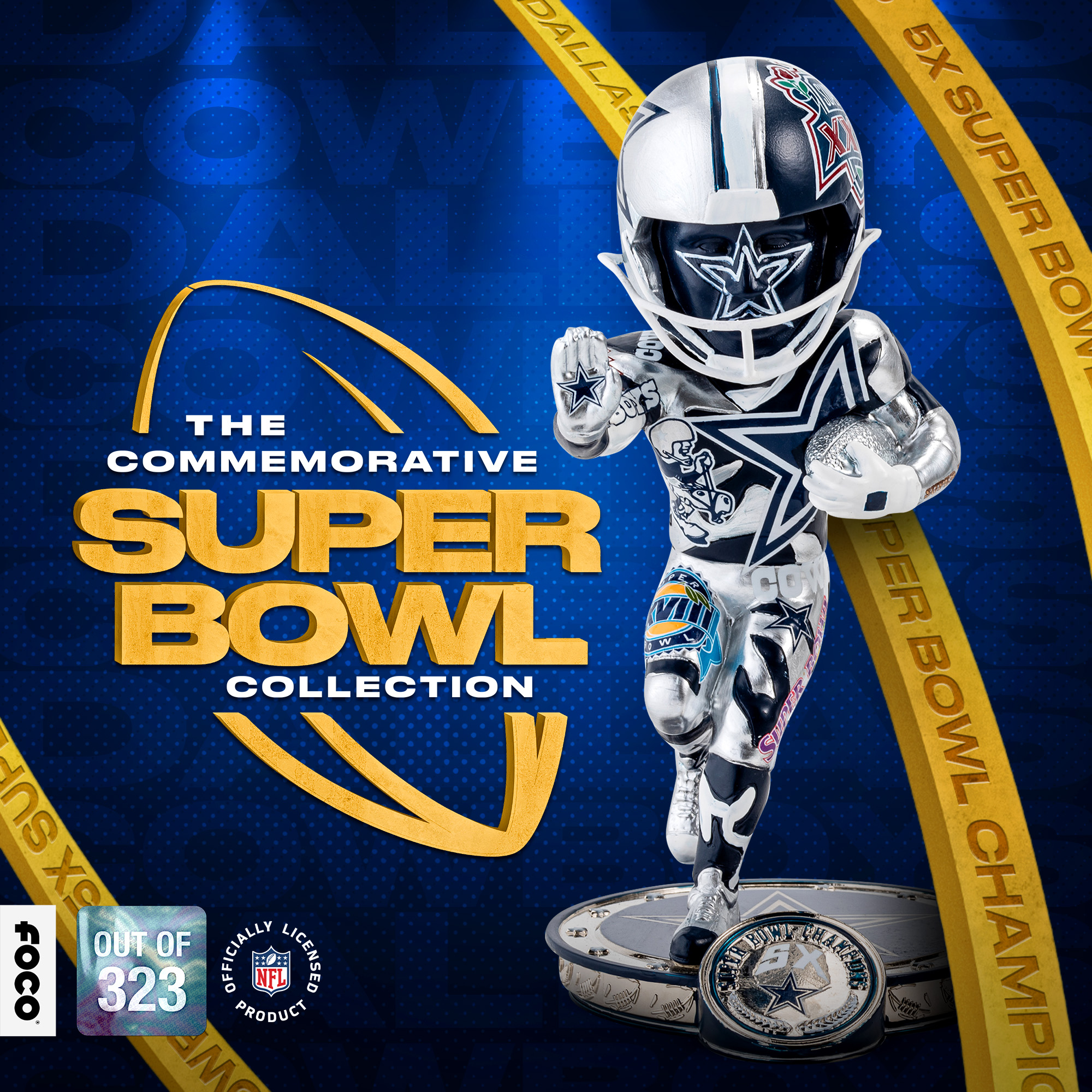 FOCO Releases Dallas Cowboys Super Bowl Commemorative Edition